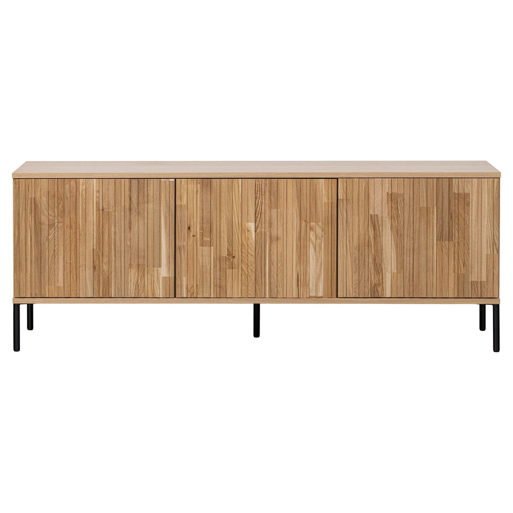 "GRAVURE NEW" televizoriaus staliukas, natūrali spalva, ąžuolo mediena, 150 cm
