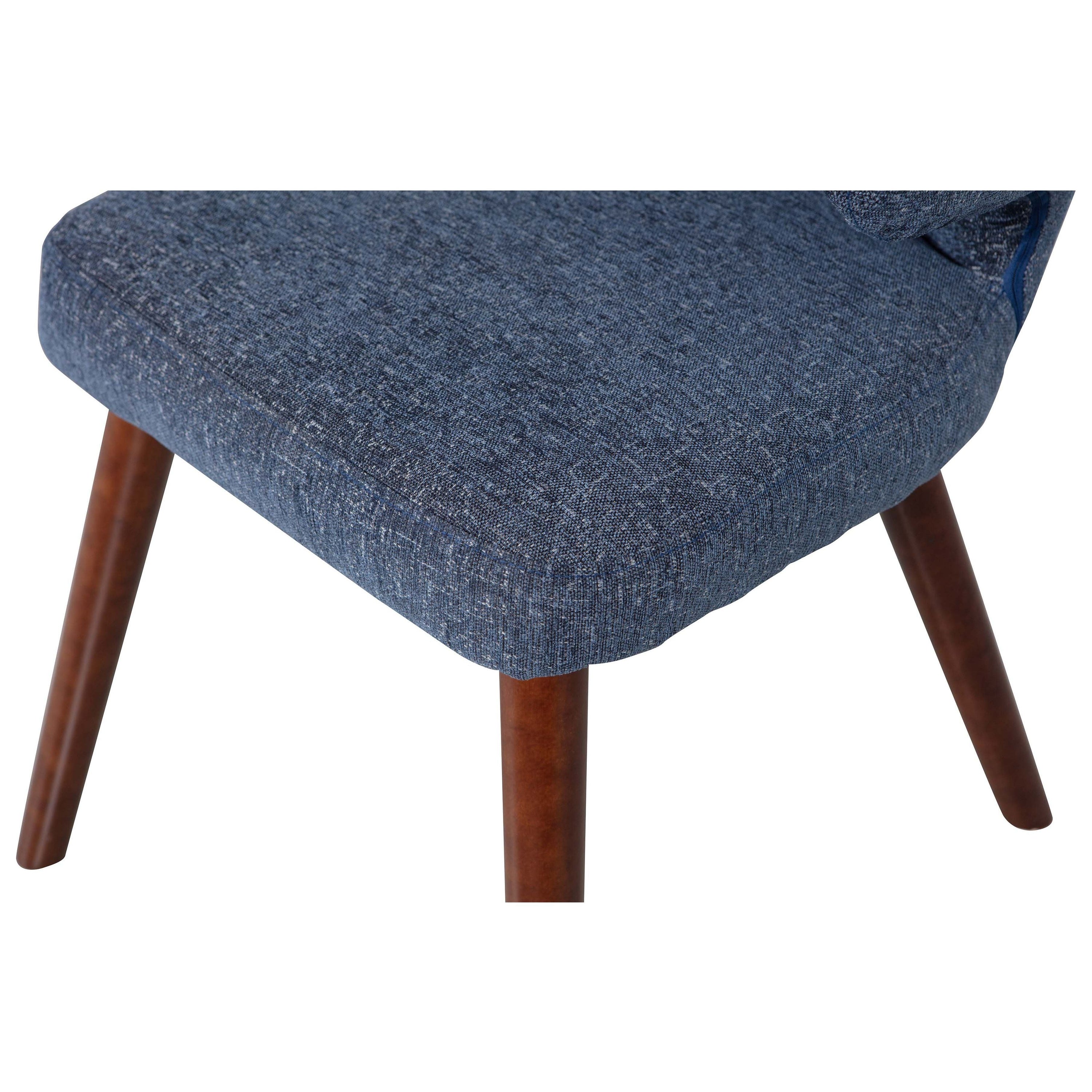 "CAPE" valgomojo kėdė, mėlyna spalva, mediena