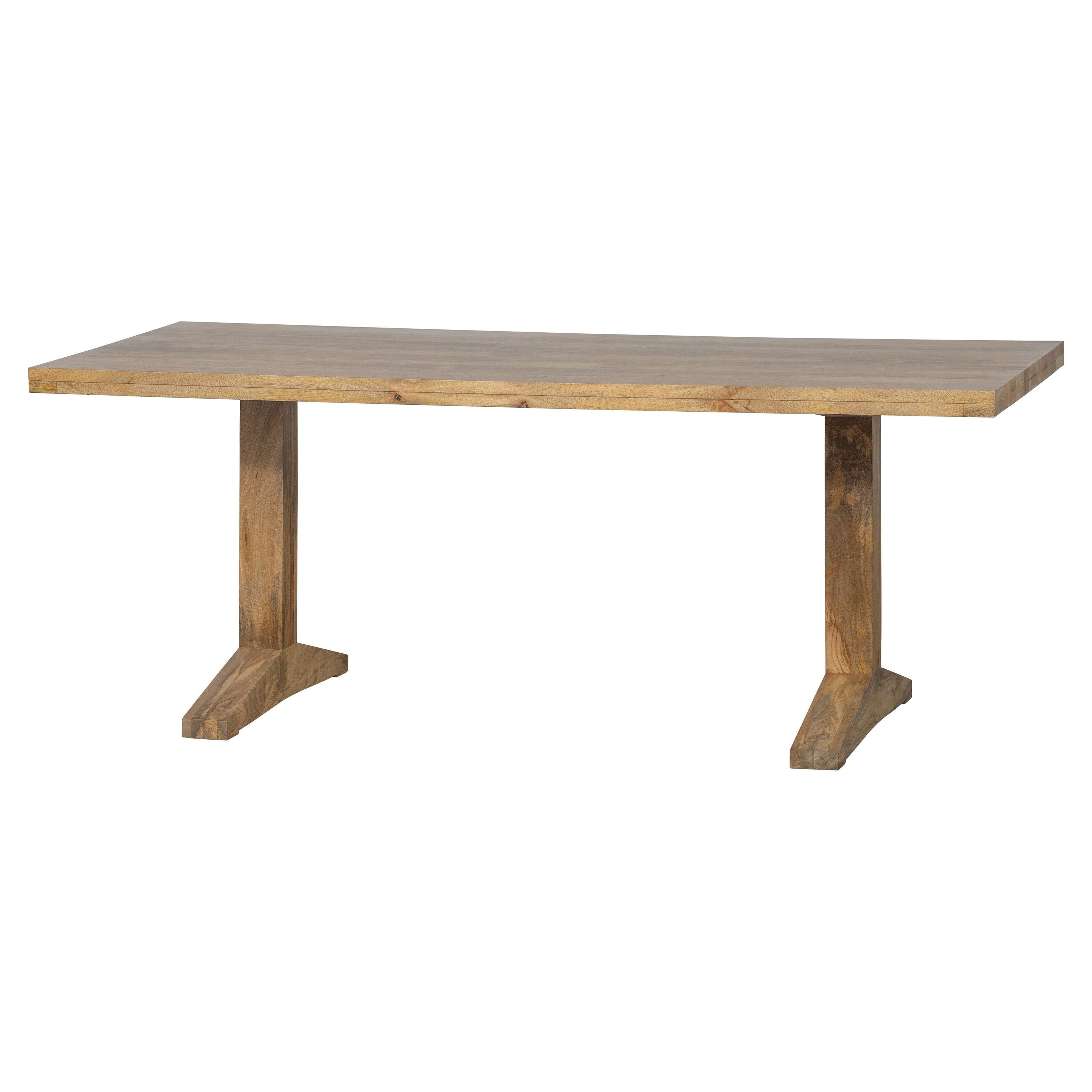 "DECK" valgomojo stalas, natūrali spalva, mango mediena, 200x90 cm