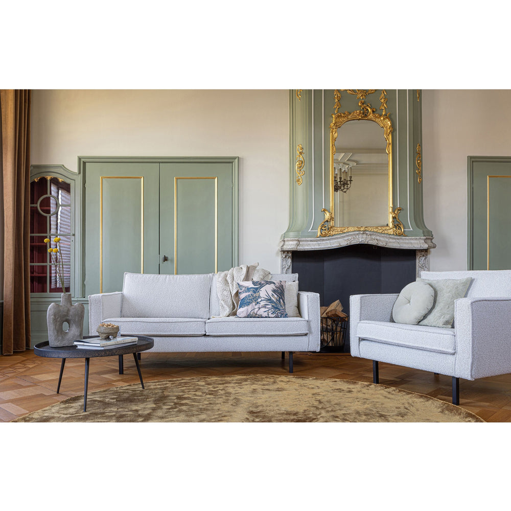 "Rodeo" sofa 1.5 -vietų sofa, BouclÉ audinys, naturali spalva
