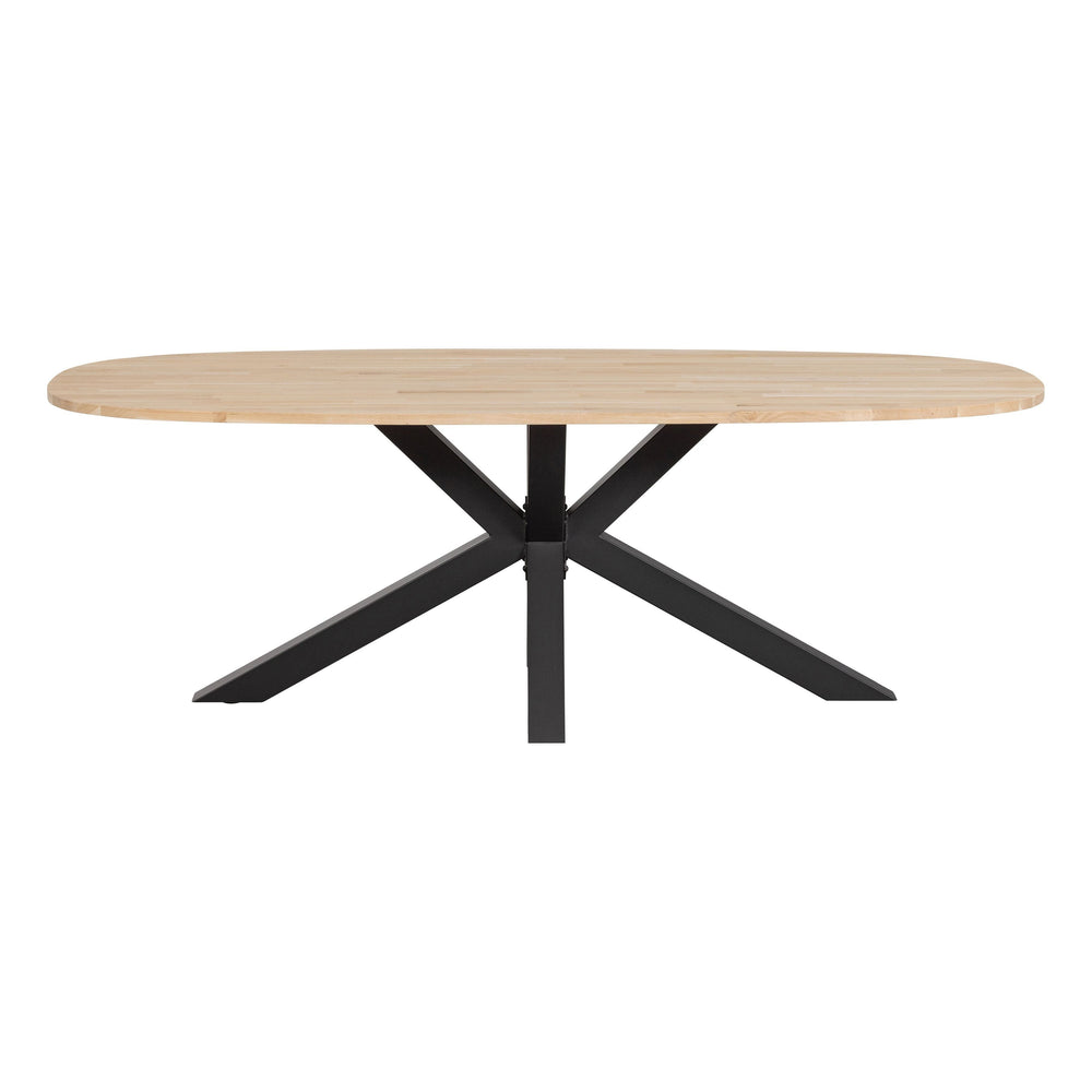 "Tablo" valgomojo stalas, ąžuolo mediena, ovalus, 220 x 90