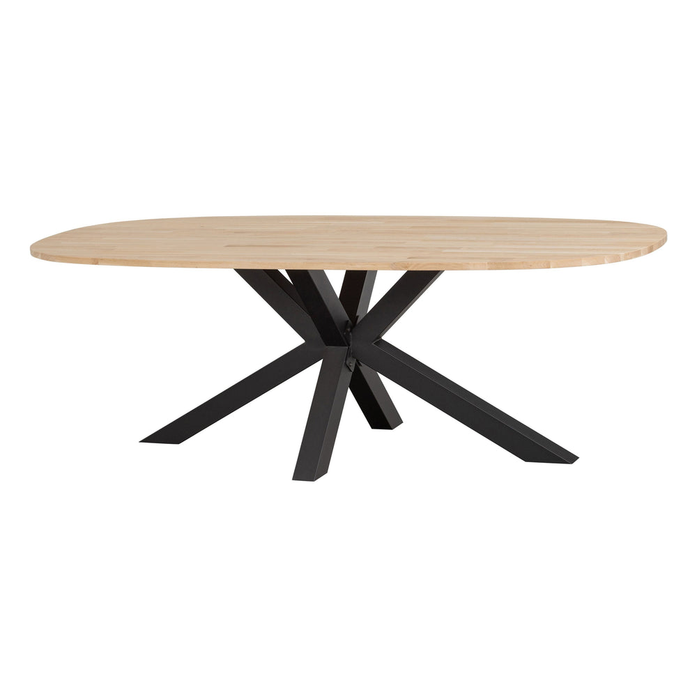 "Tablo" valgomojo stalas, ąžuolo mediena, ovalus, 220 x 90