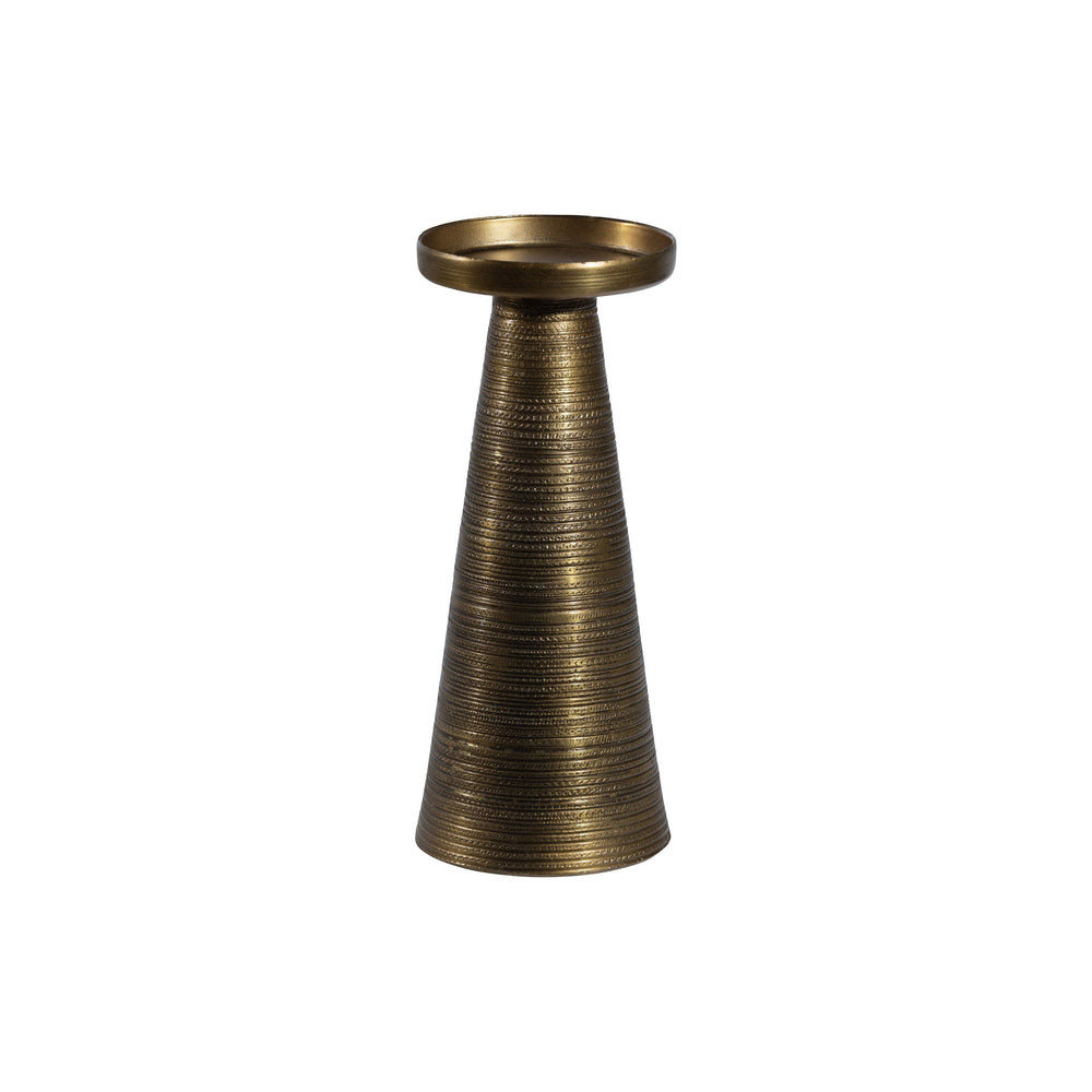 "Grab" žvakidė, metalas, senovinis žalvaris, 26xØ11cm