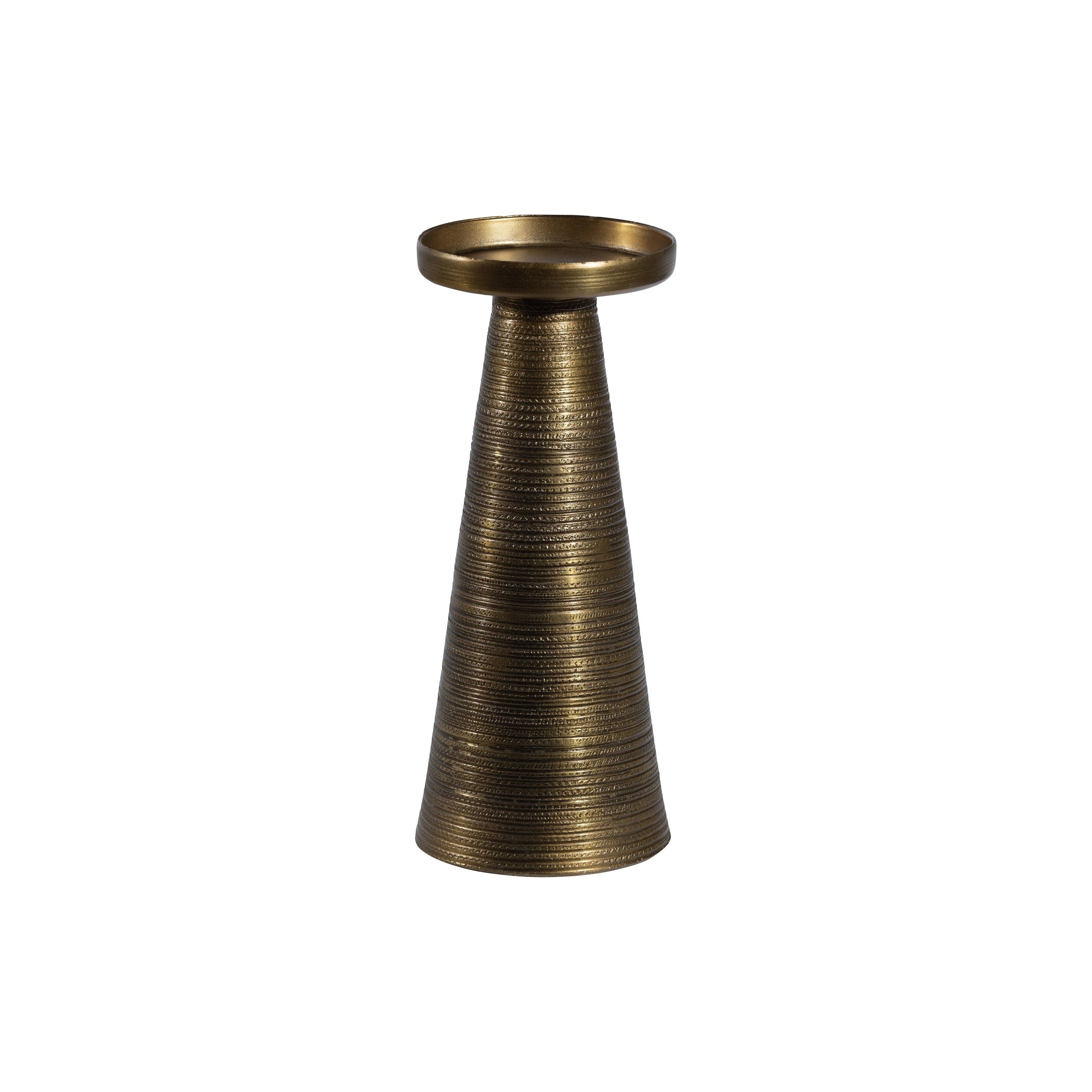"Grab" žvakidė, metalas, senovinis žalvaris, 26xØ11cm