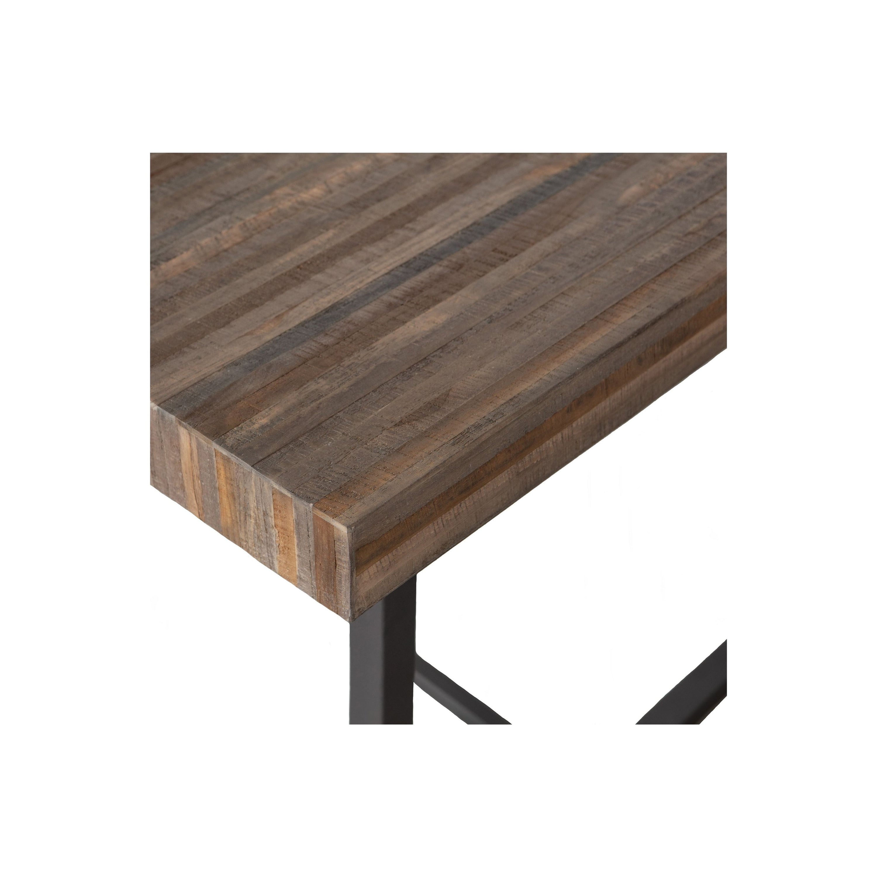 "Maxime" valgomojo stalas, perdirbta mediena, natūrali spalva, 220x90cm
