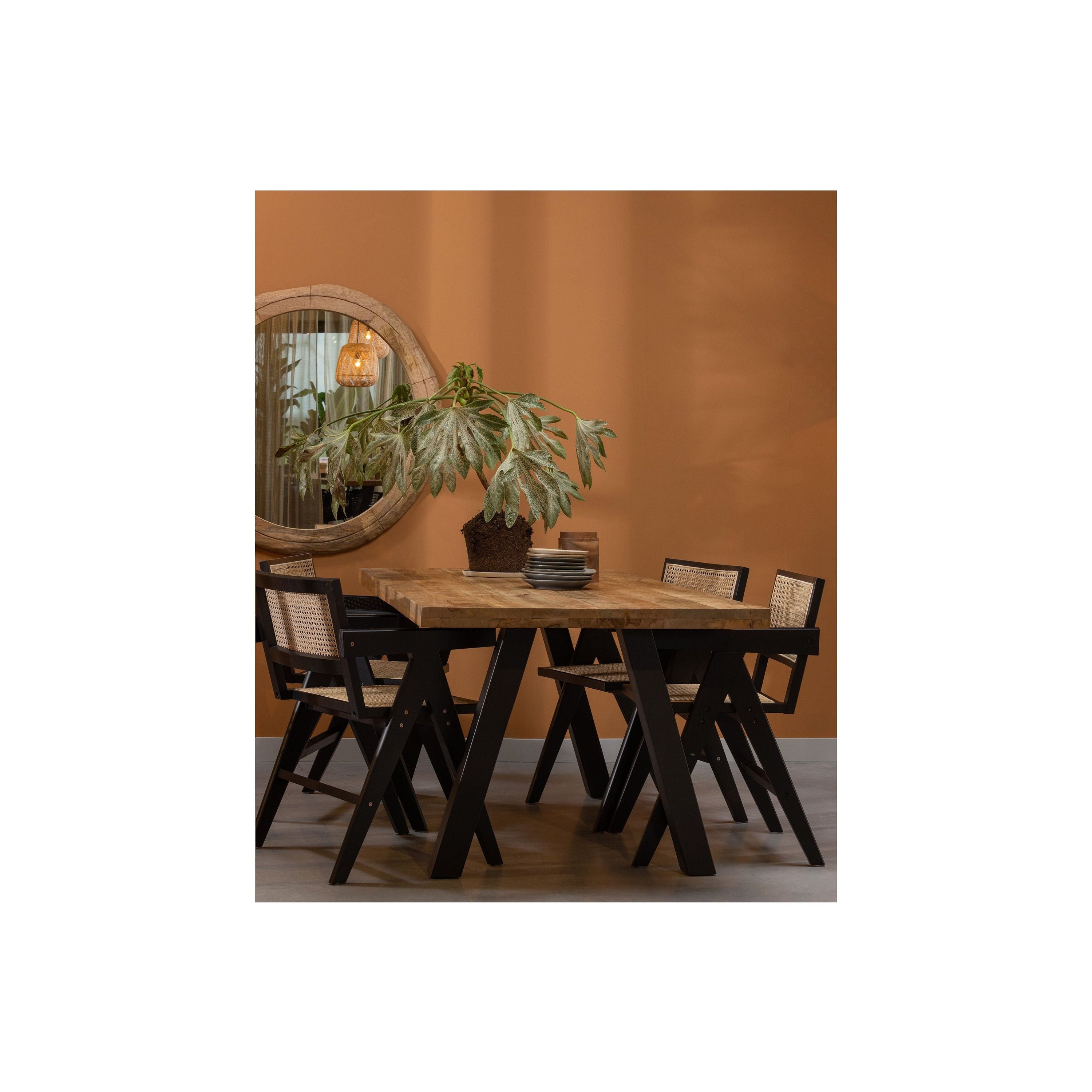 "Tablo" valgomojo stalas, mango mediena, 180x90