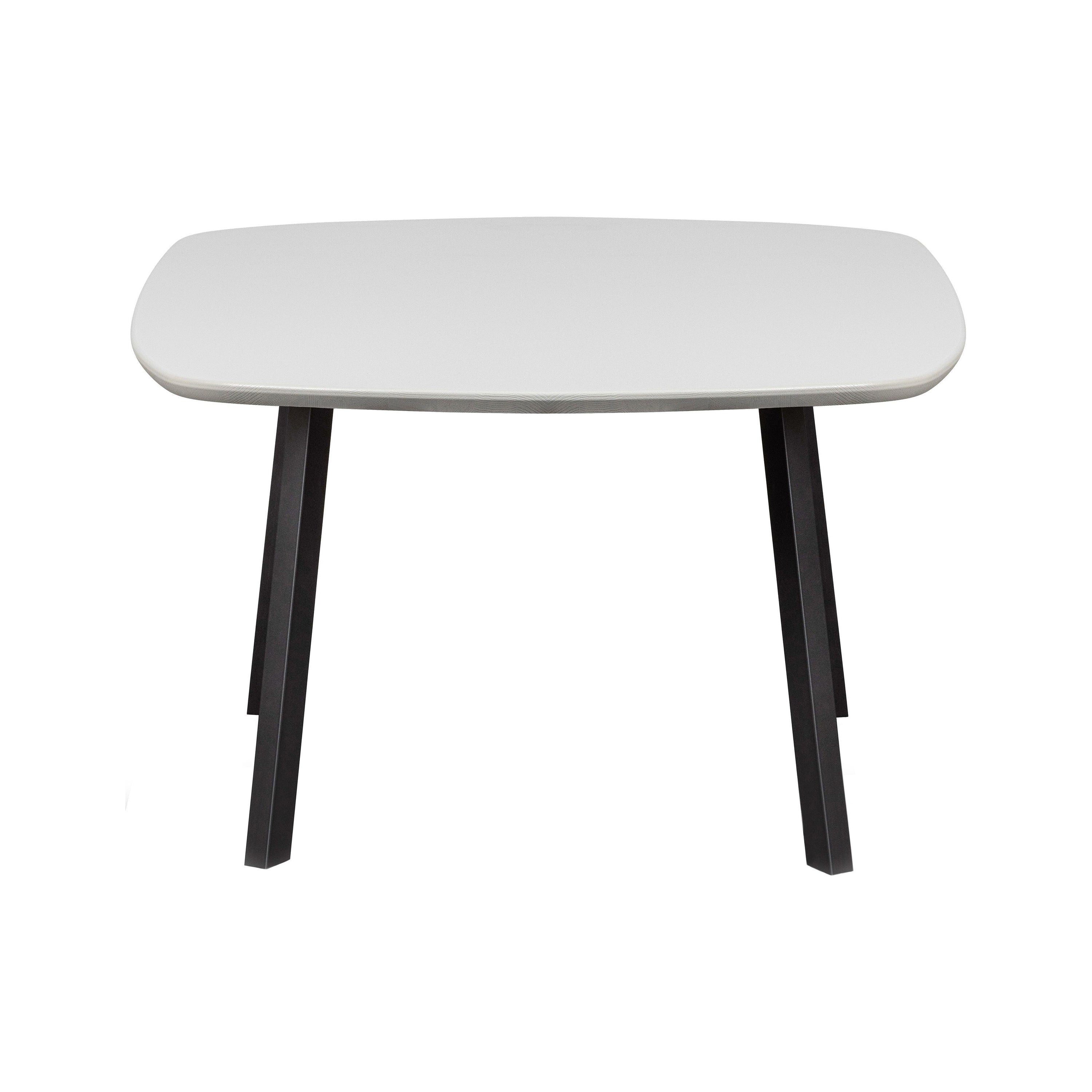 "Tablo" stalas, pelenų spalva, 130x130