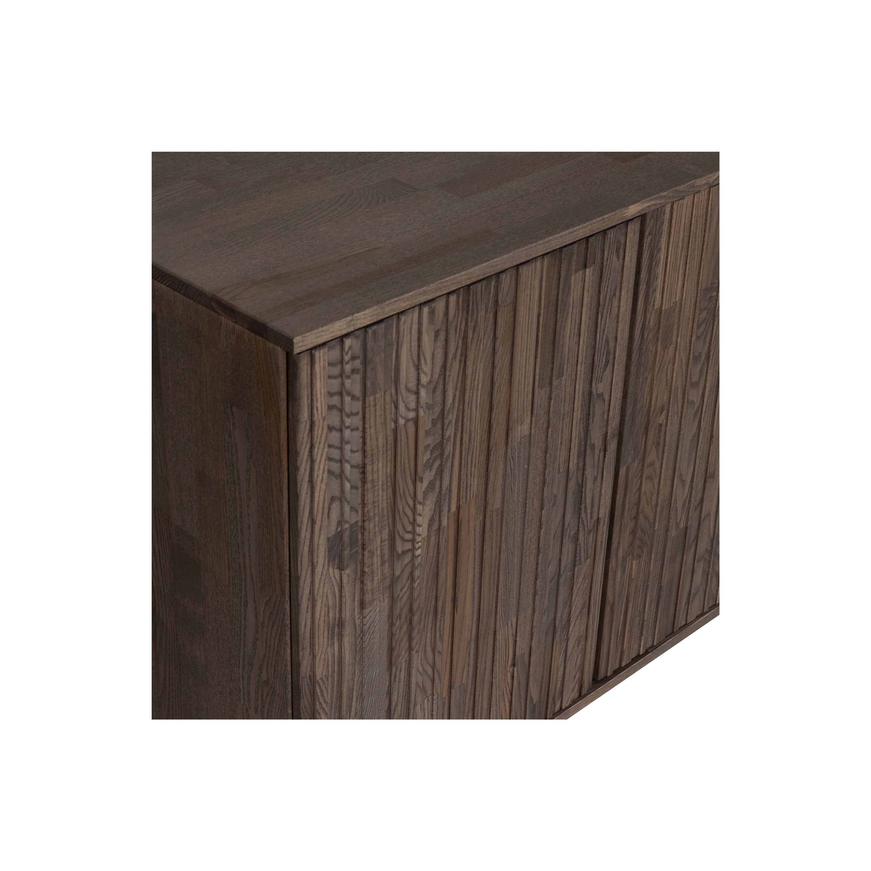 "New Gravure" komoda, uosio mediena, 200 cm, ruda