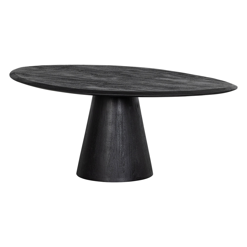 "Posture"  kavos staliukas, mediena, juoda, Ø120cm