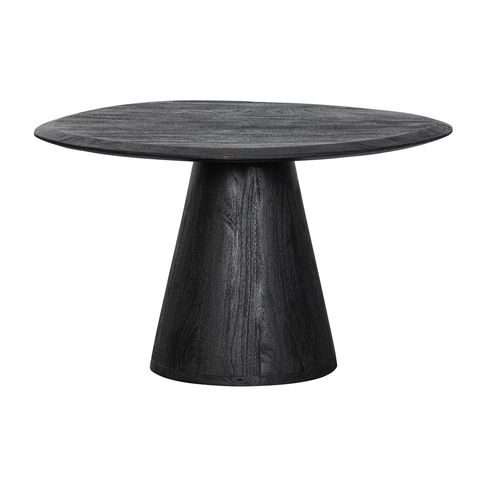 "Posture" kavos staliukas, mediena, juoda, Ø70cm