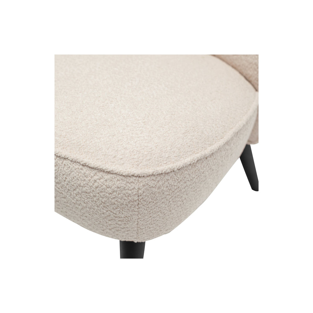 Sofa SARA, BouclÉ audinys, kreminė spalva