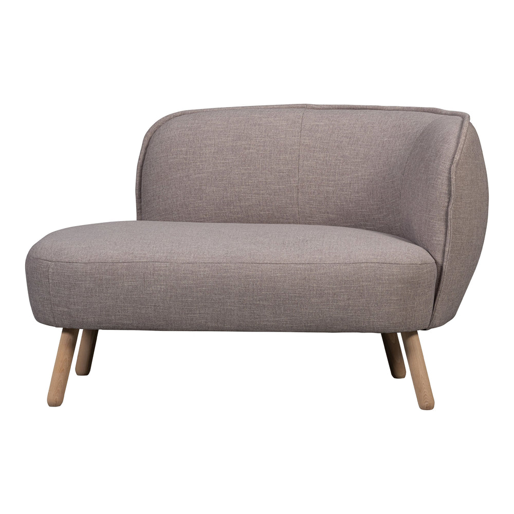 HAZEL 2 vietų sofa, dešinė, pilka spalva