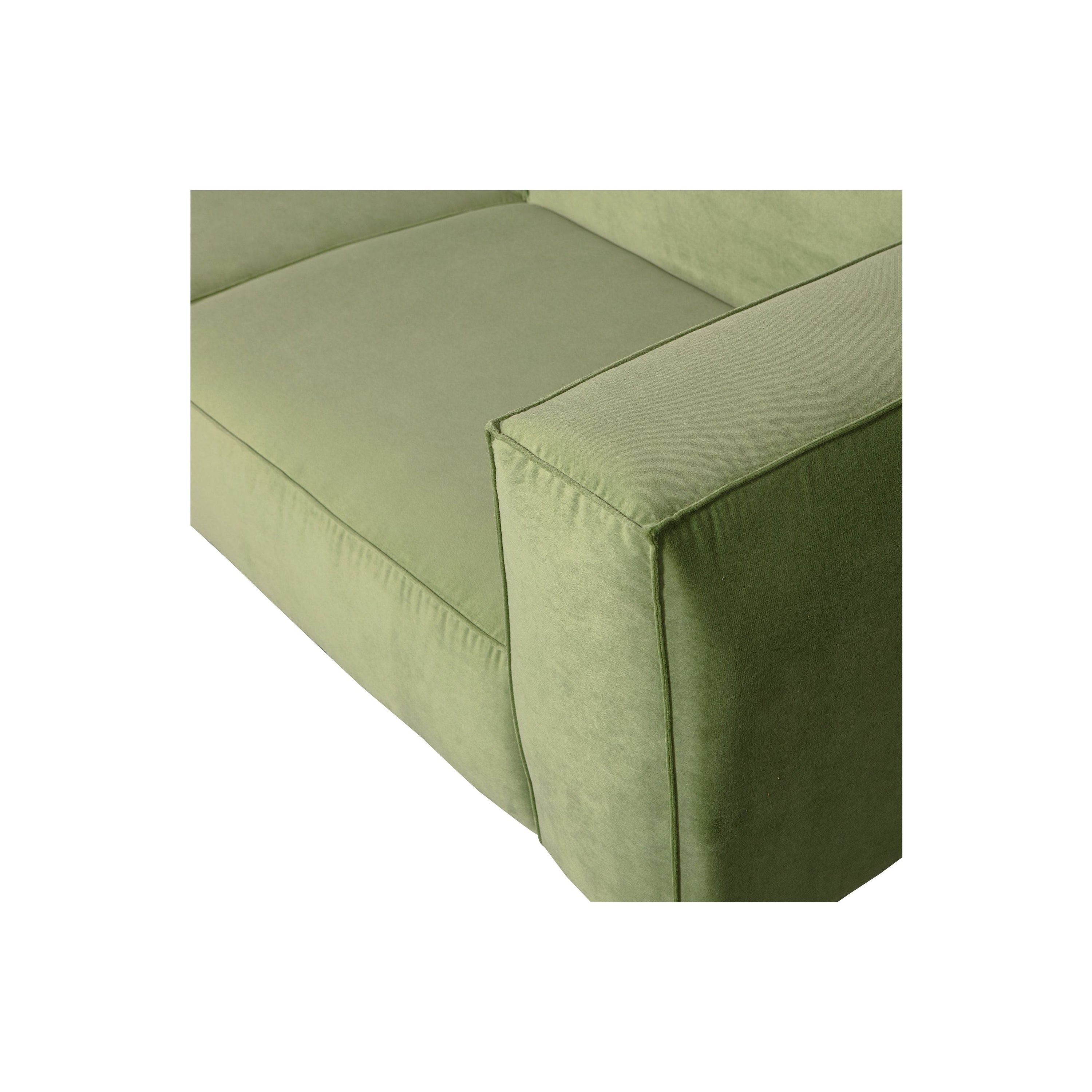 3,5-jų vietų sofa YETI, žalia spalva