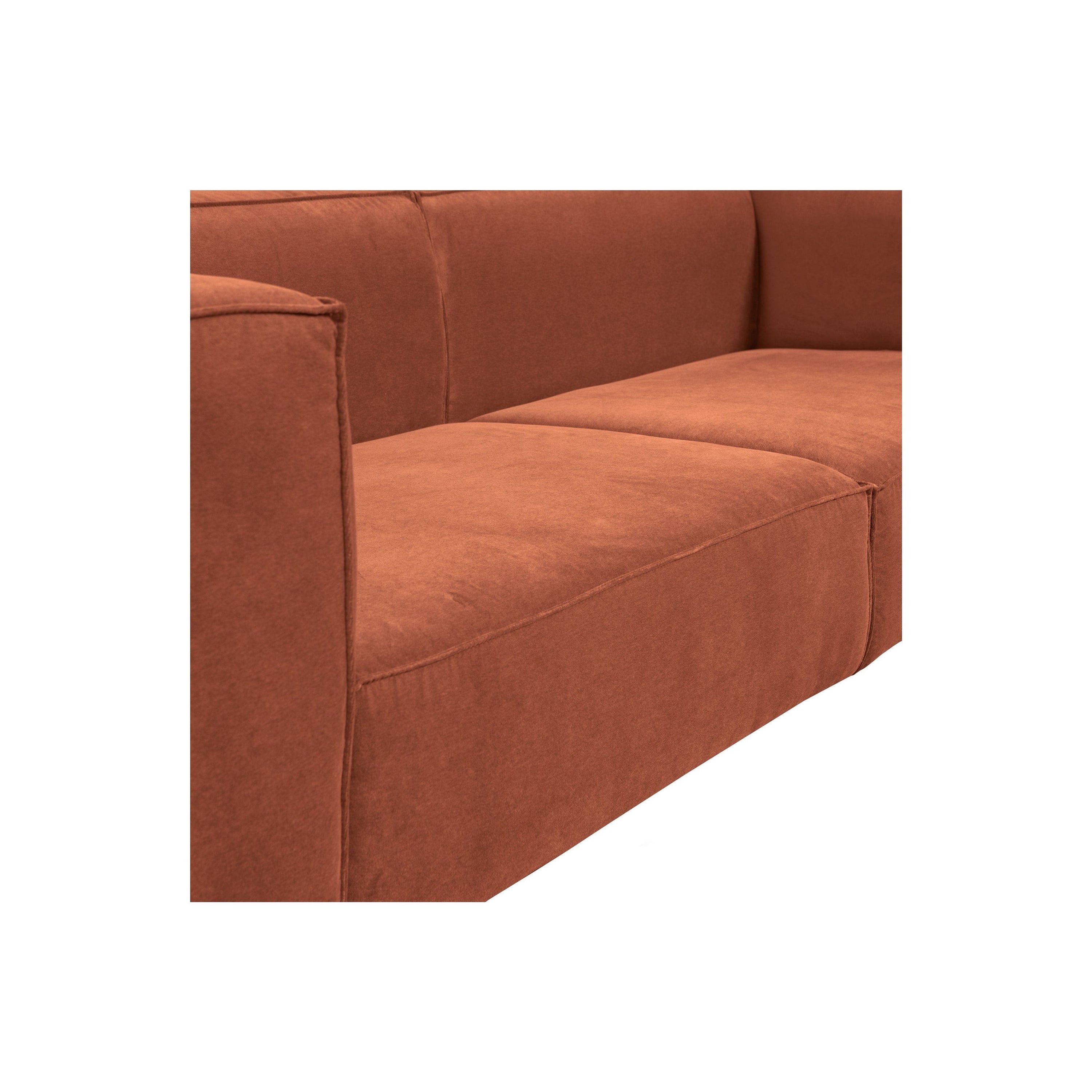 3,5-jų vietų sofa YETI, oranžinė spalva