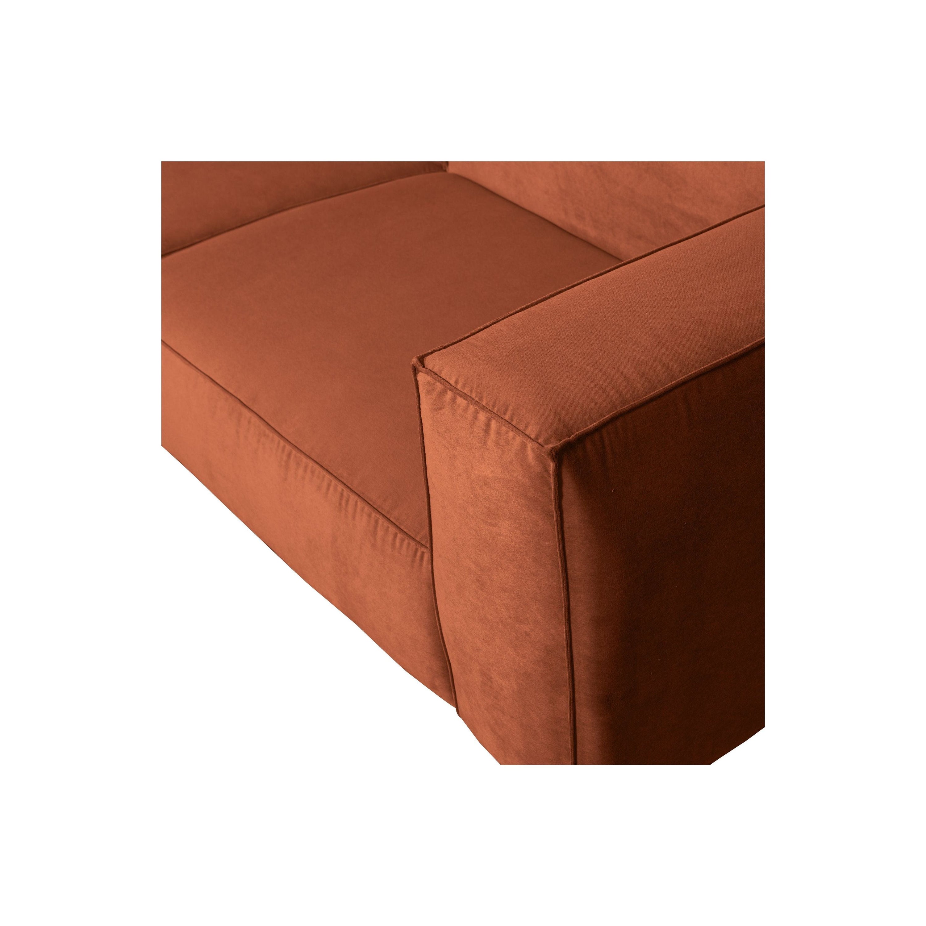 3,5-jų vietų sofa YETI, oranžinė spalva