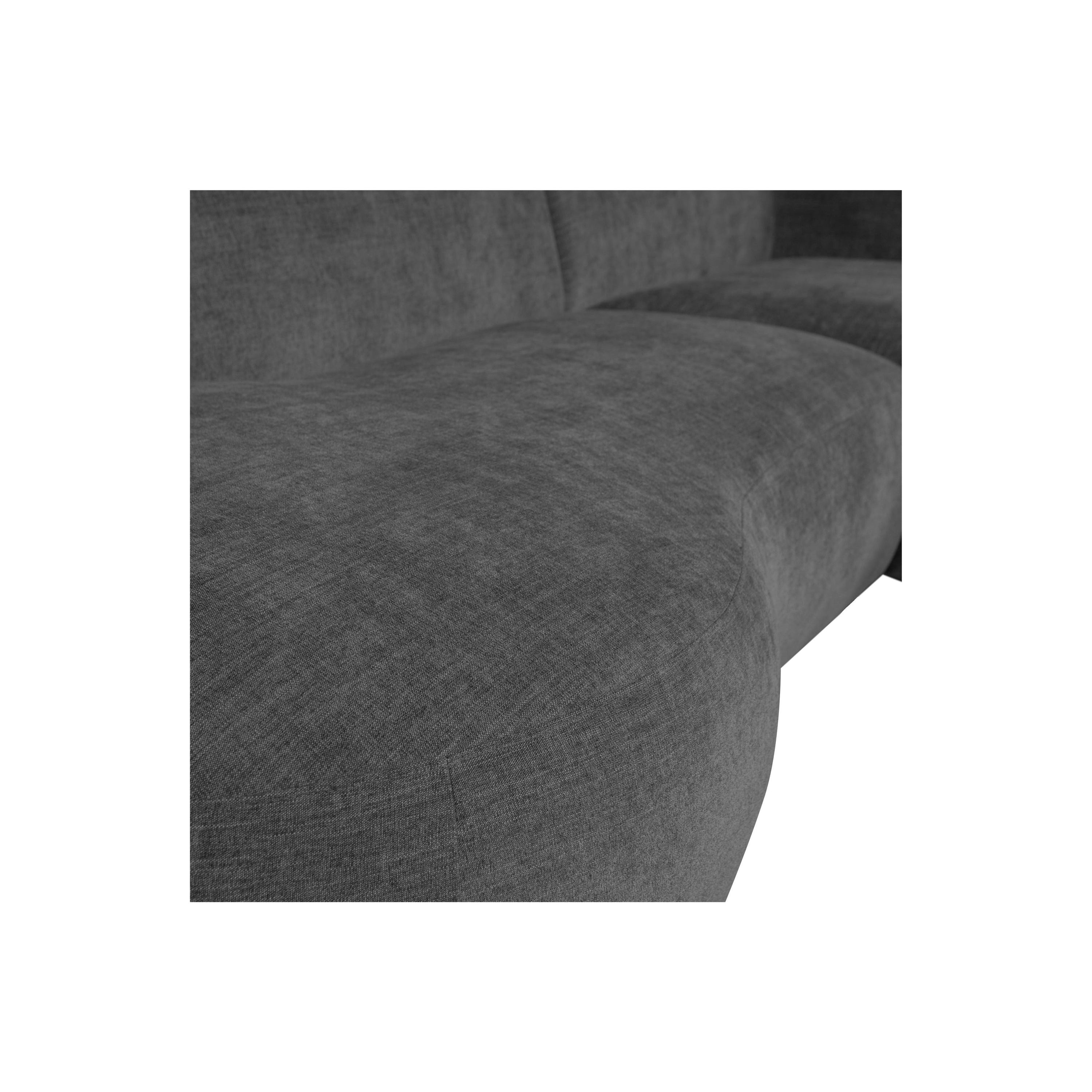 "Polly" sofa, dešinė pusė, pilka spalva