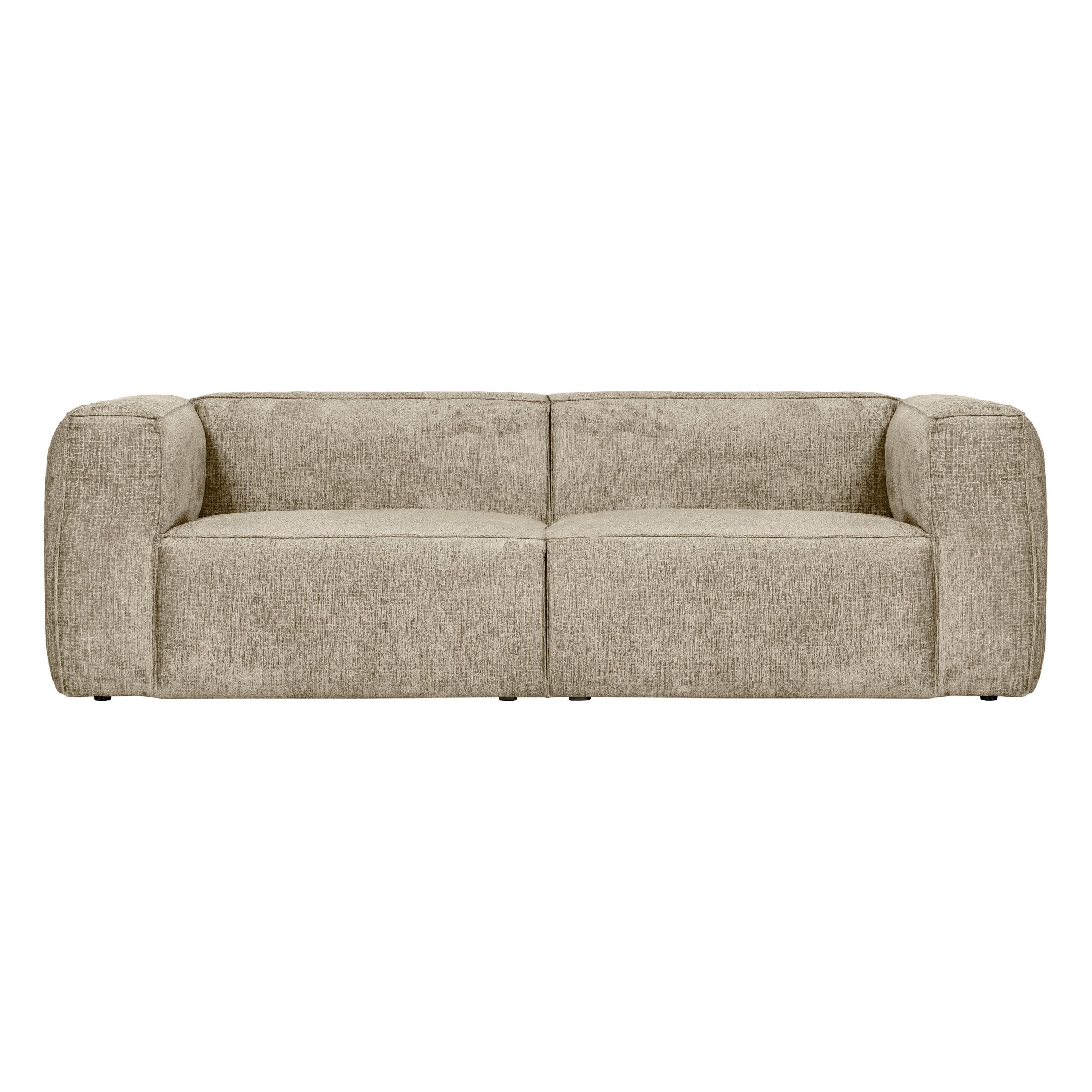 Sofa BEAT, stambus aksomas, buttermilk