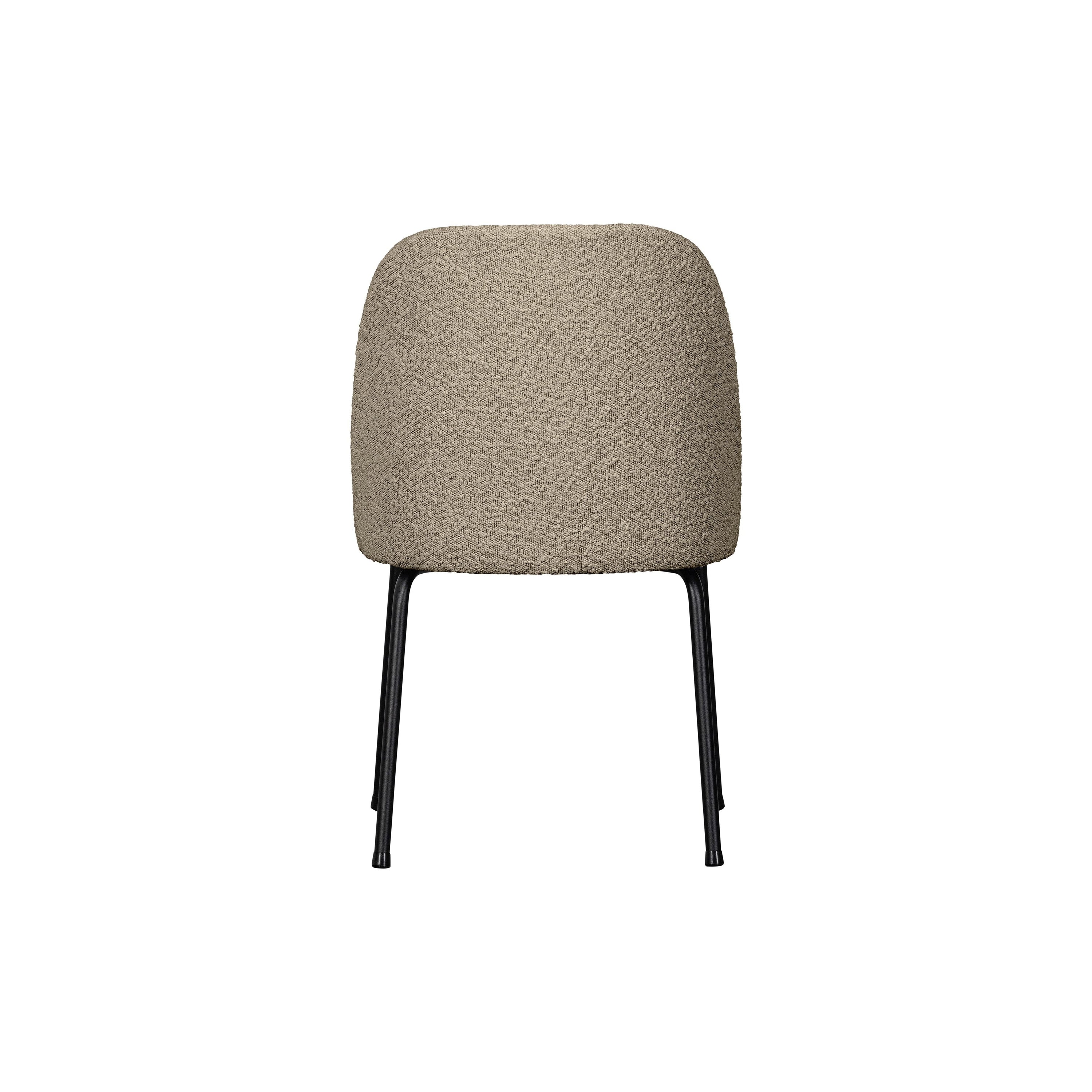 Valgomojo kėdė VOGUE, boucle audinys, rusva spalva