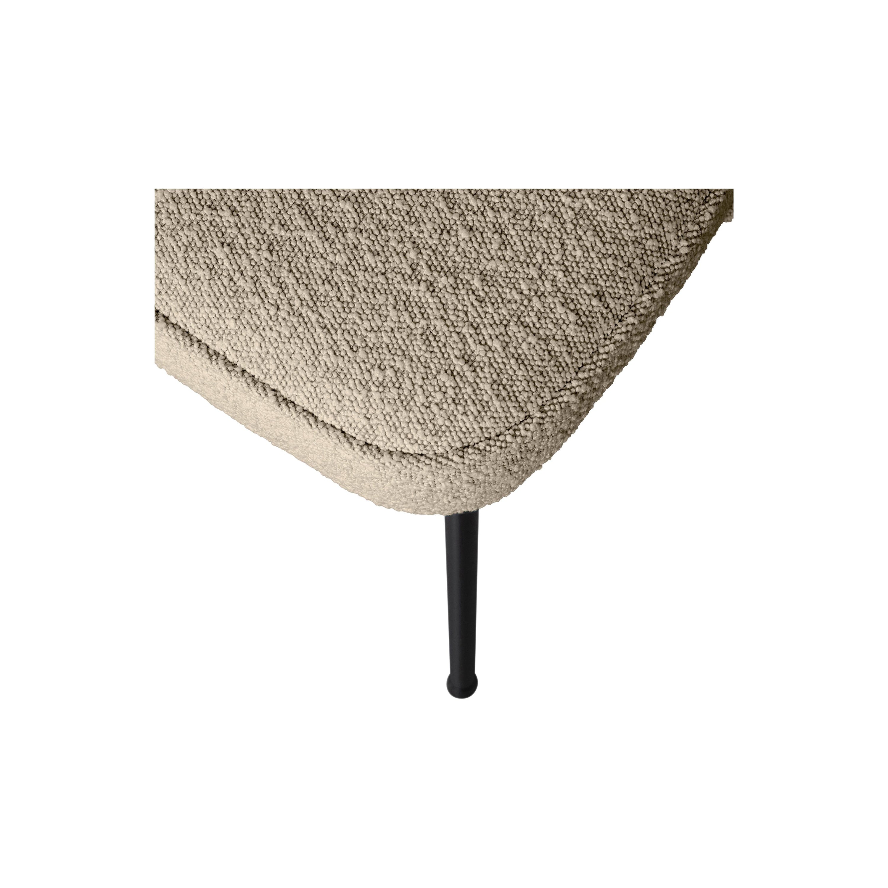 Valgomojo kėdė VOGUE, boucle audinys, rusva spalva