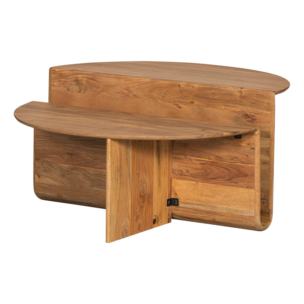 Jaws Coffee Table Wood Natural