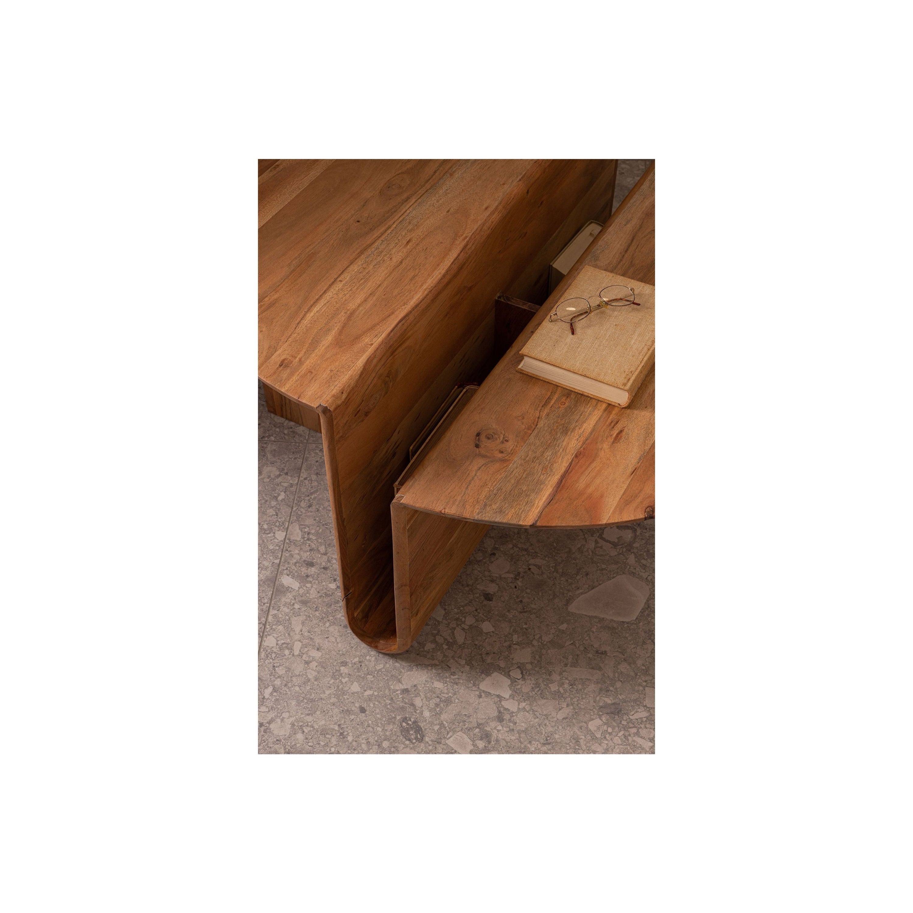 Jaws Coffee Table Wood Natural