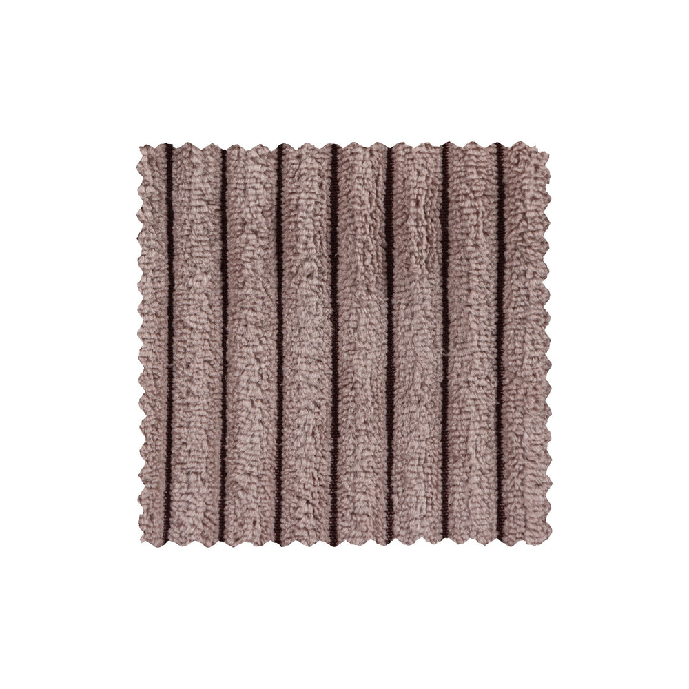 LOUIS 1,5 vietų modulinės sofos dalis, kairė, rausva spalva, velvetas