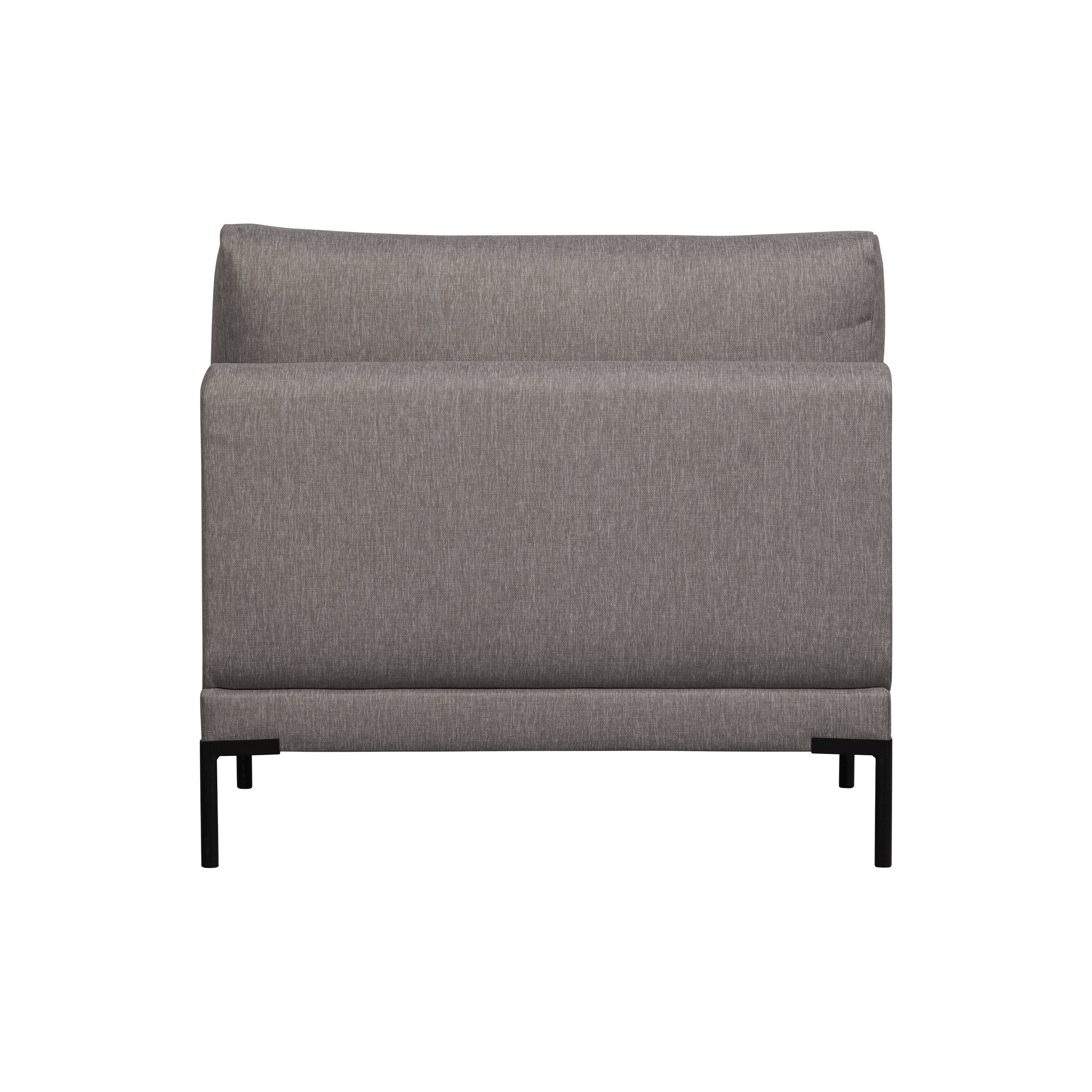 Couple Dining Bench Element 100cm Grey Melange