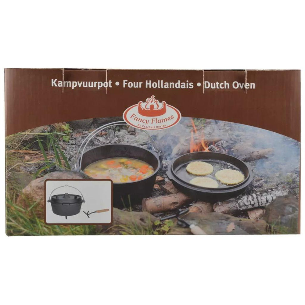Esschert Design Olandų krosnelė, juodos spalvos, 6,5l, FF235