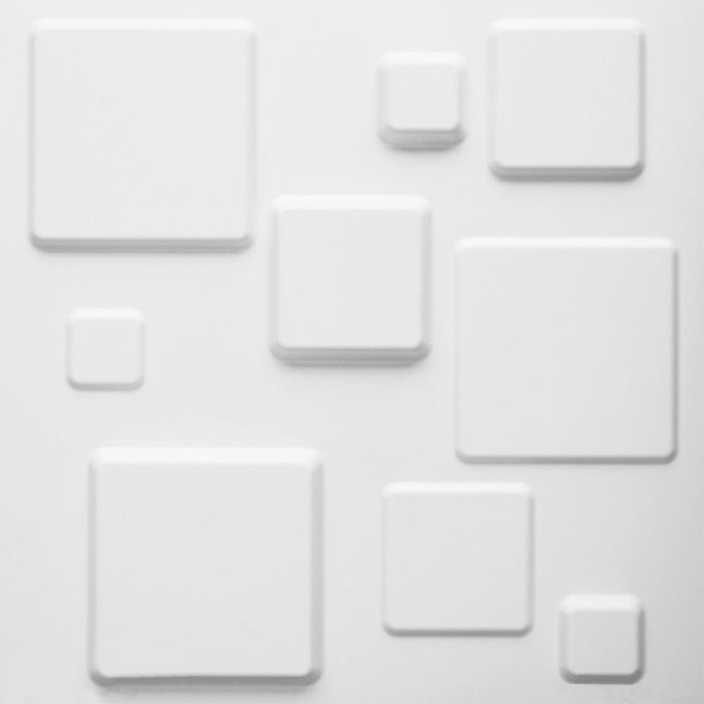 WallArt 3D Sienos plokštės Squares 12 vnt. GA-WA09