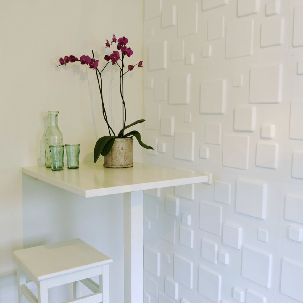WallArt 3D Sienos plokštės Squares 12 vnt. GA-WA09