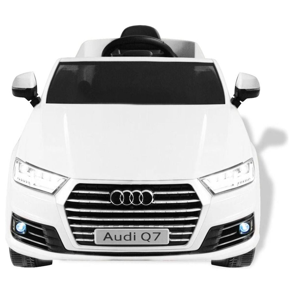 Elektrinis vaikiškas automobilis, Audi Q7, baltas, 6 V
