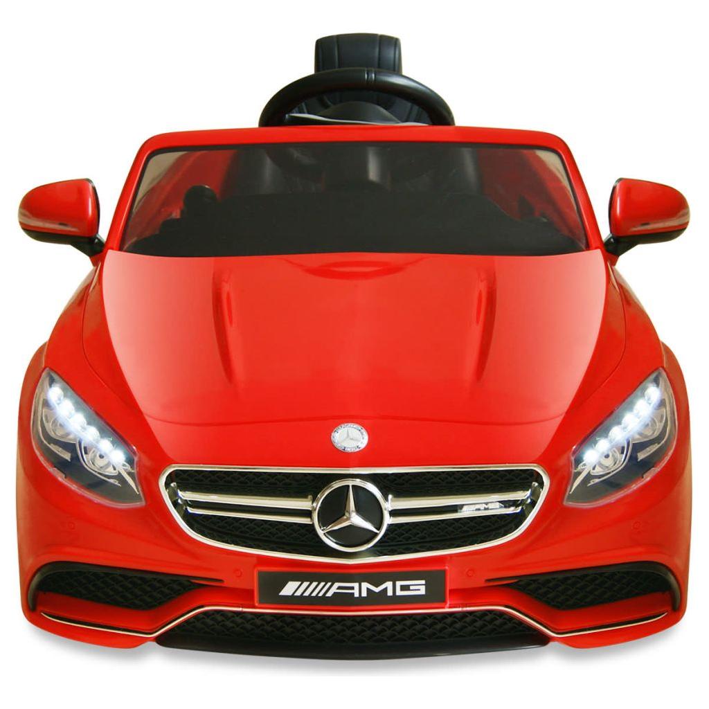 Elektr. vaik. automobilis, Mercedes Benz AMG S63, raudonas, 12V