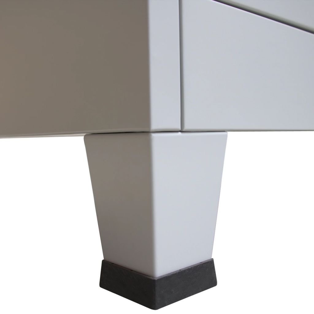 Persirengimo spintelė, 6 skyrių, plieninė, 90x45x180 cm, pilka