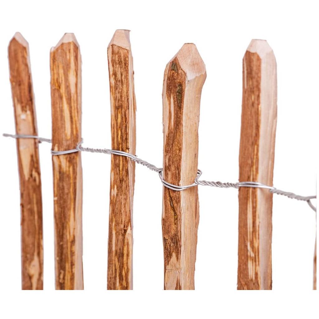 Lazdyno medienos kuoliukų tvora, 150x250 cm