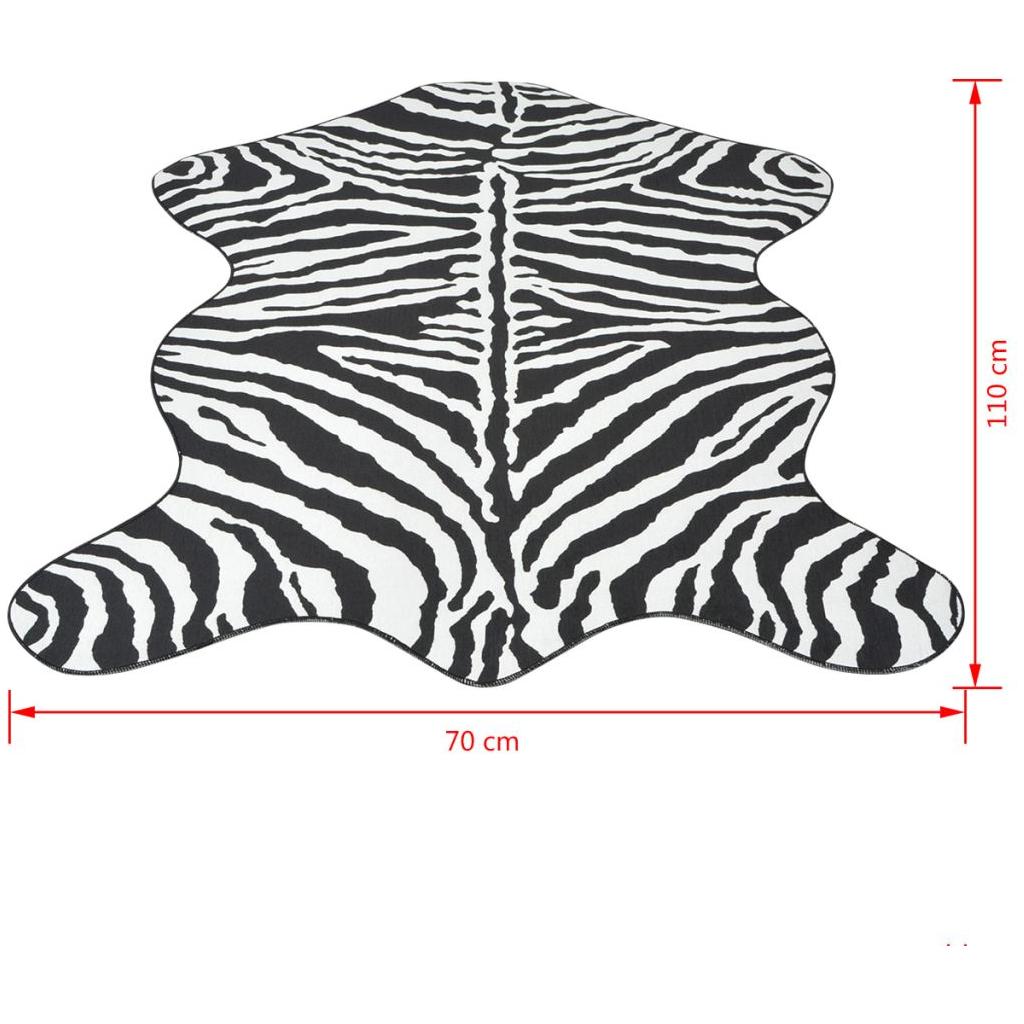 Kilimas 70x110 cm, zebro raštas