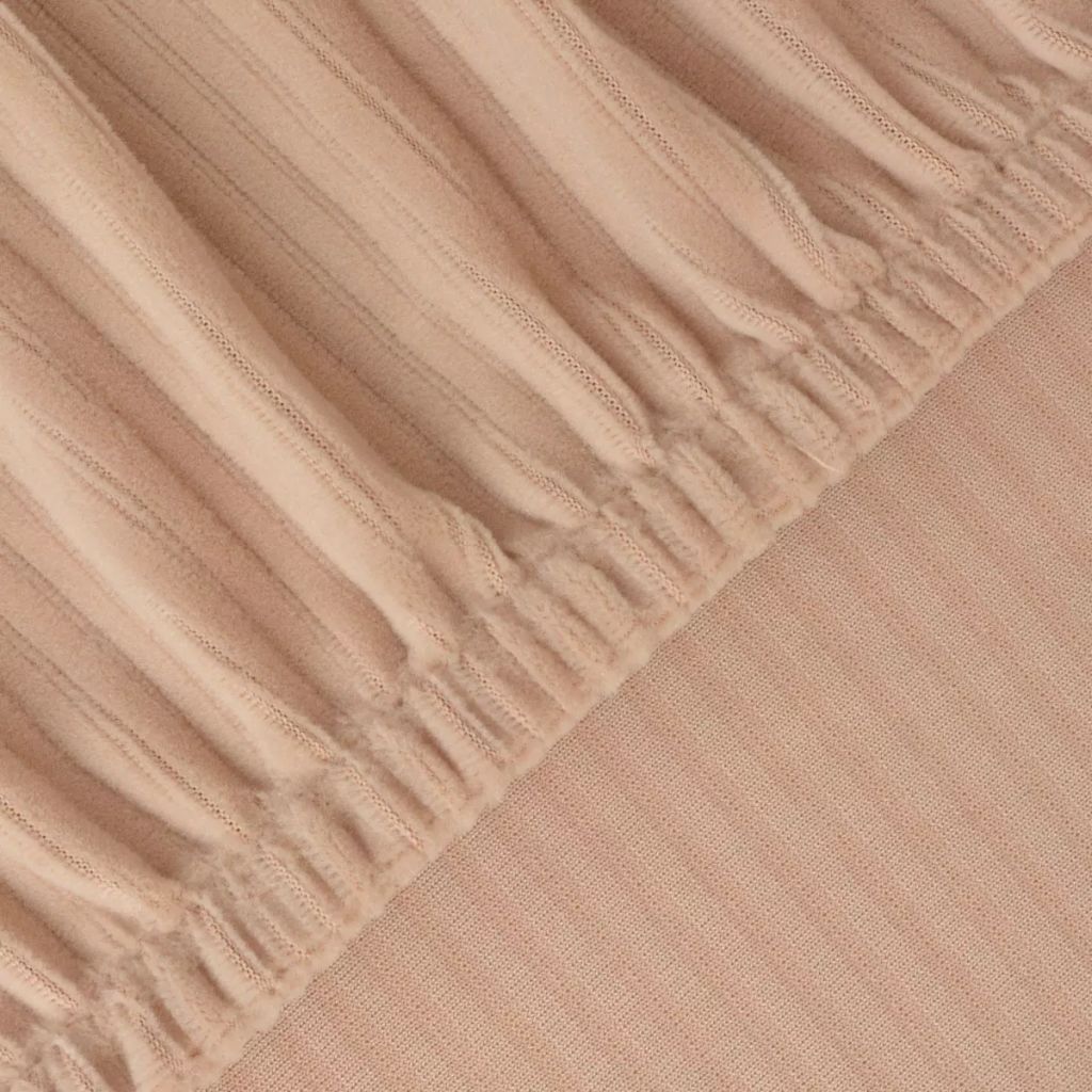 Tamprus sofos užvalkalas, smėlio sp., plačios juostelės
