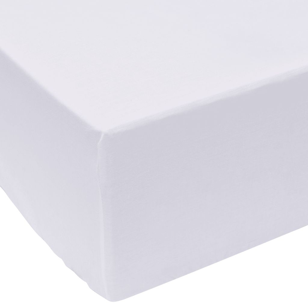 Paklodės, 2 vnt., 90x220 cm, medvilnė, baltos spalvos