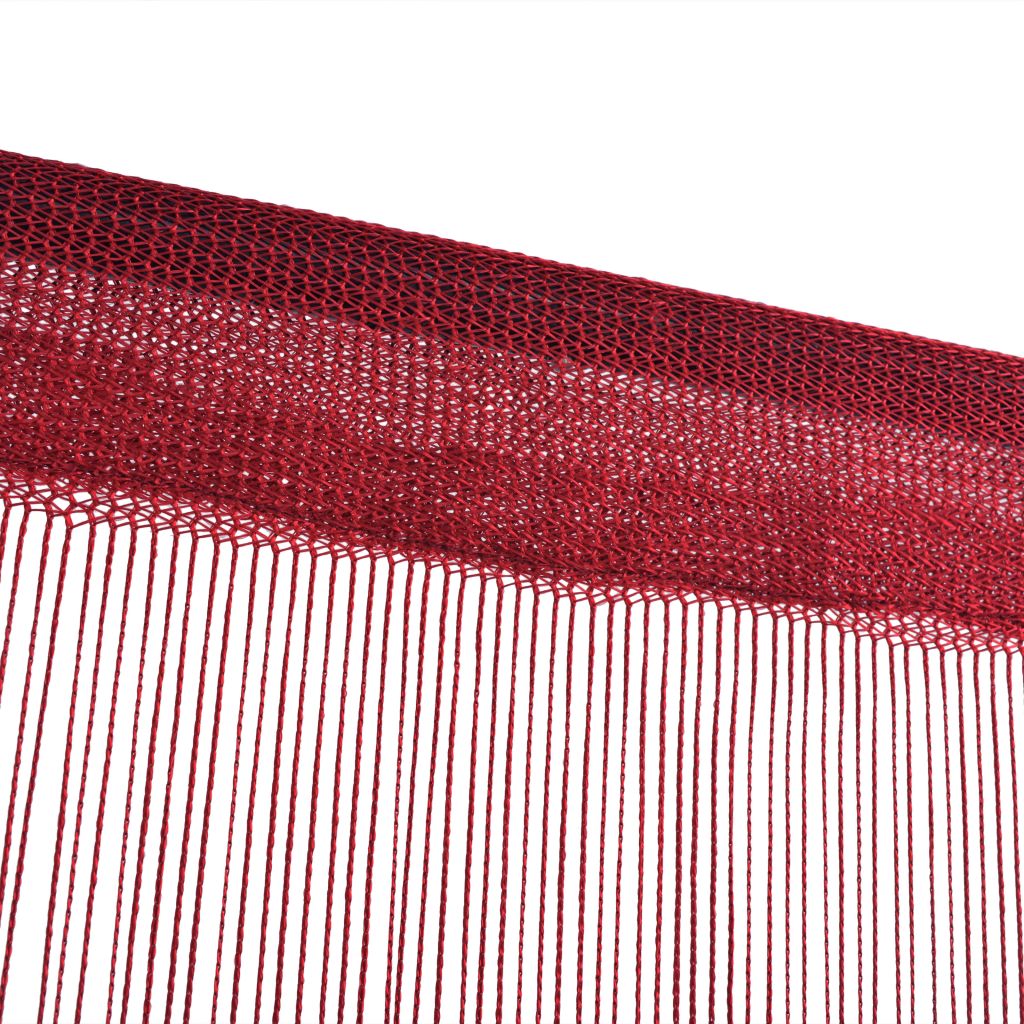 Virvelinės užuolaidos, 2vnt., 100x250cm, vyšninės spalvos