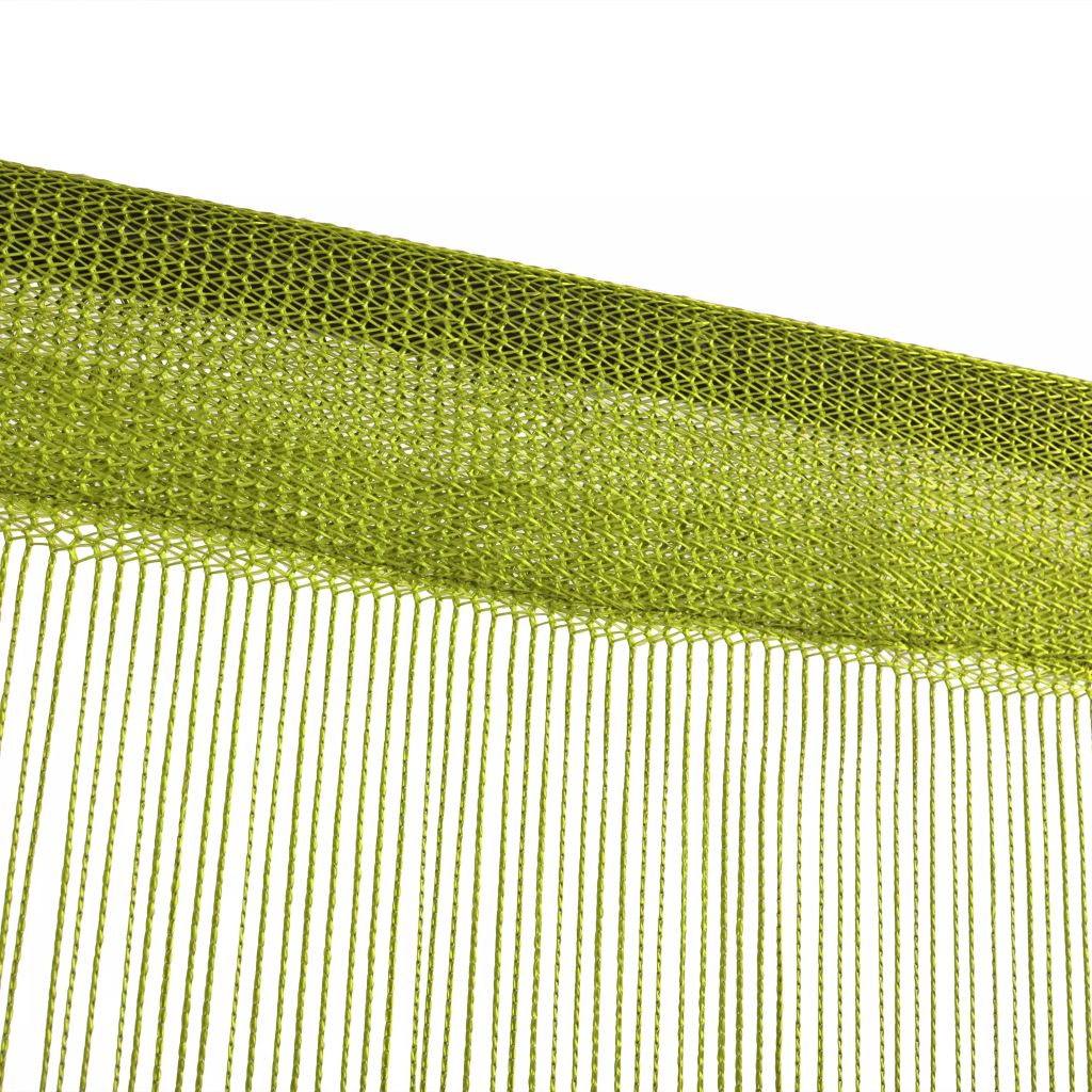 Virvelinės užuolaidos, 2vnt., 100x250cm, žalios spalvos