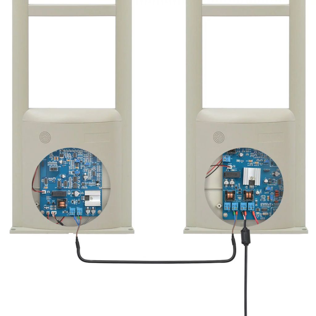 RF antenos sistema su siųstuvu bei gavėju, 8,2 MHz, balta