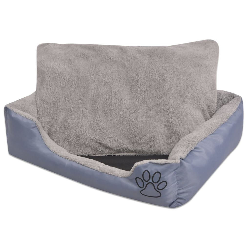 Šuns guolis su minkšta pagalvėle, dydis XXXL, pilkas