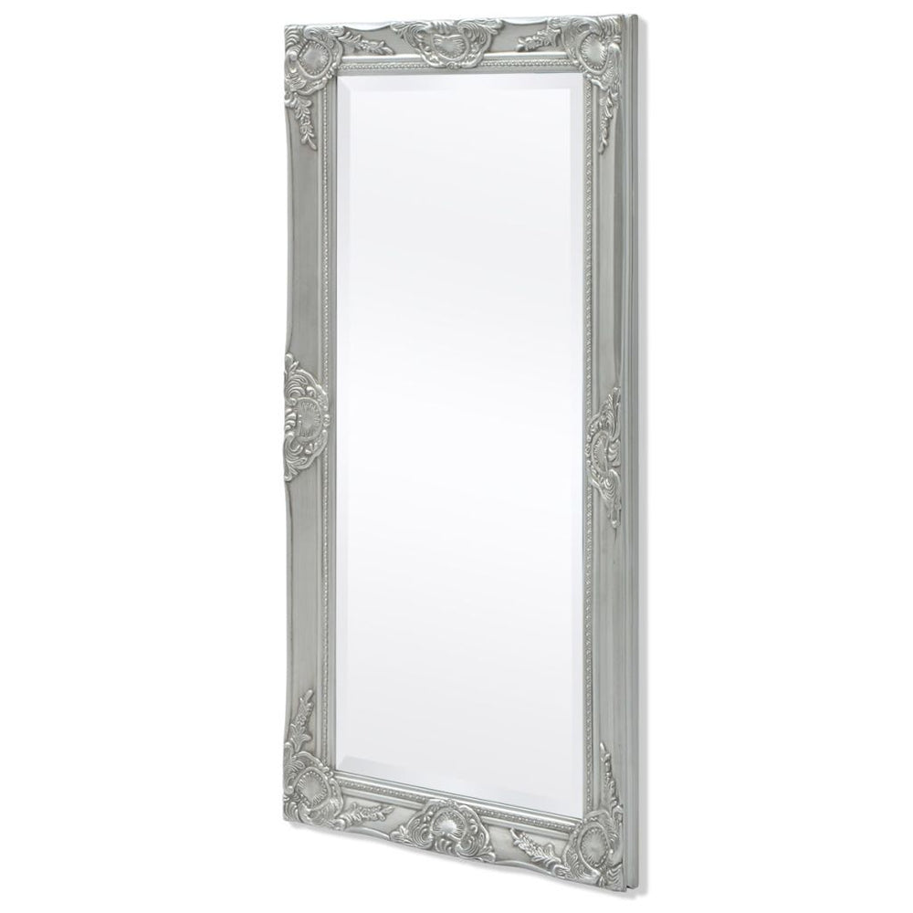 Sieninis veidrodis, barokinis stilius, 100x50 cm, sidabro sp.