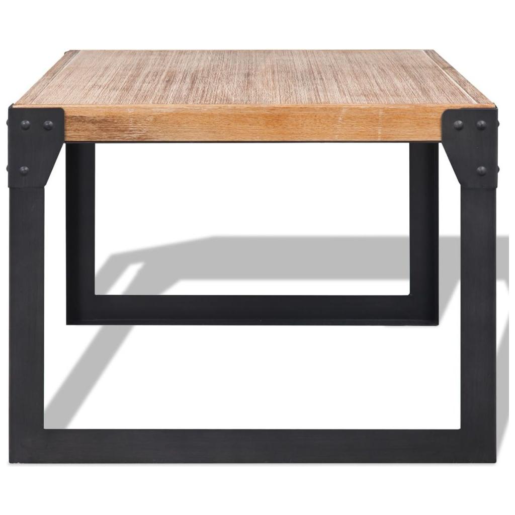 Kavos staliukas, tvirta akacijos mediena, 100x60x45 cm