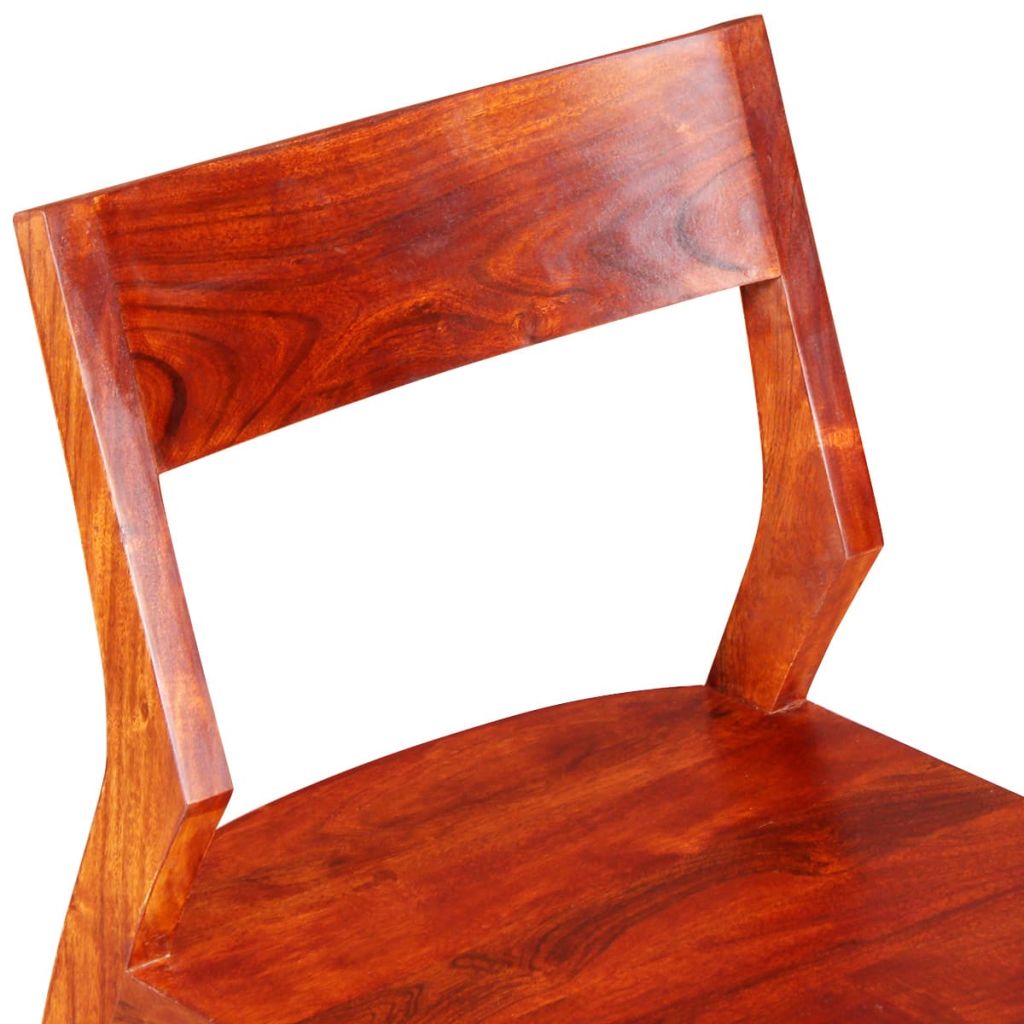 Valgomojo kėdės, 2 vnt., akacijos ir rausv. dalberg. mediena