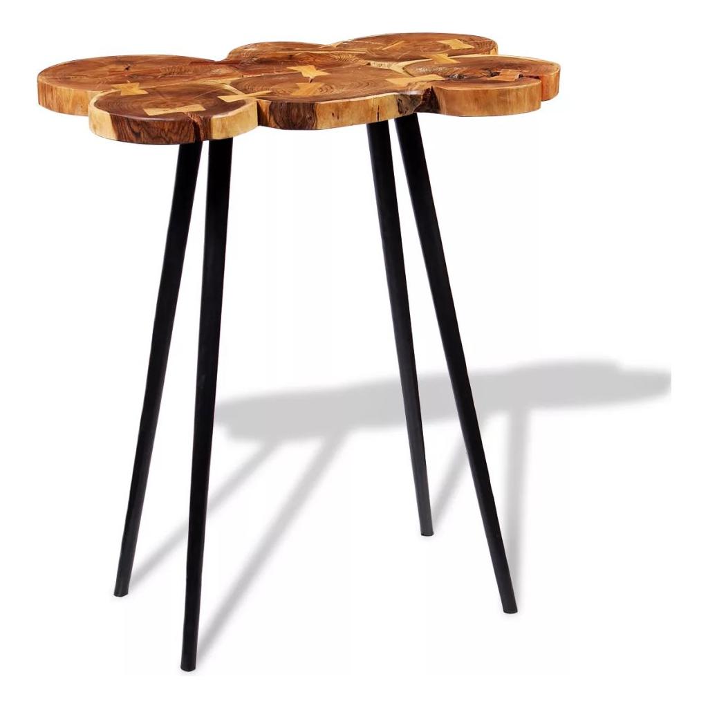 Baro stalas, masyvi akacijos mediena, 90x60x110 cm
