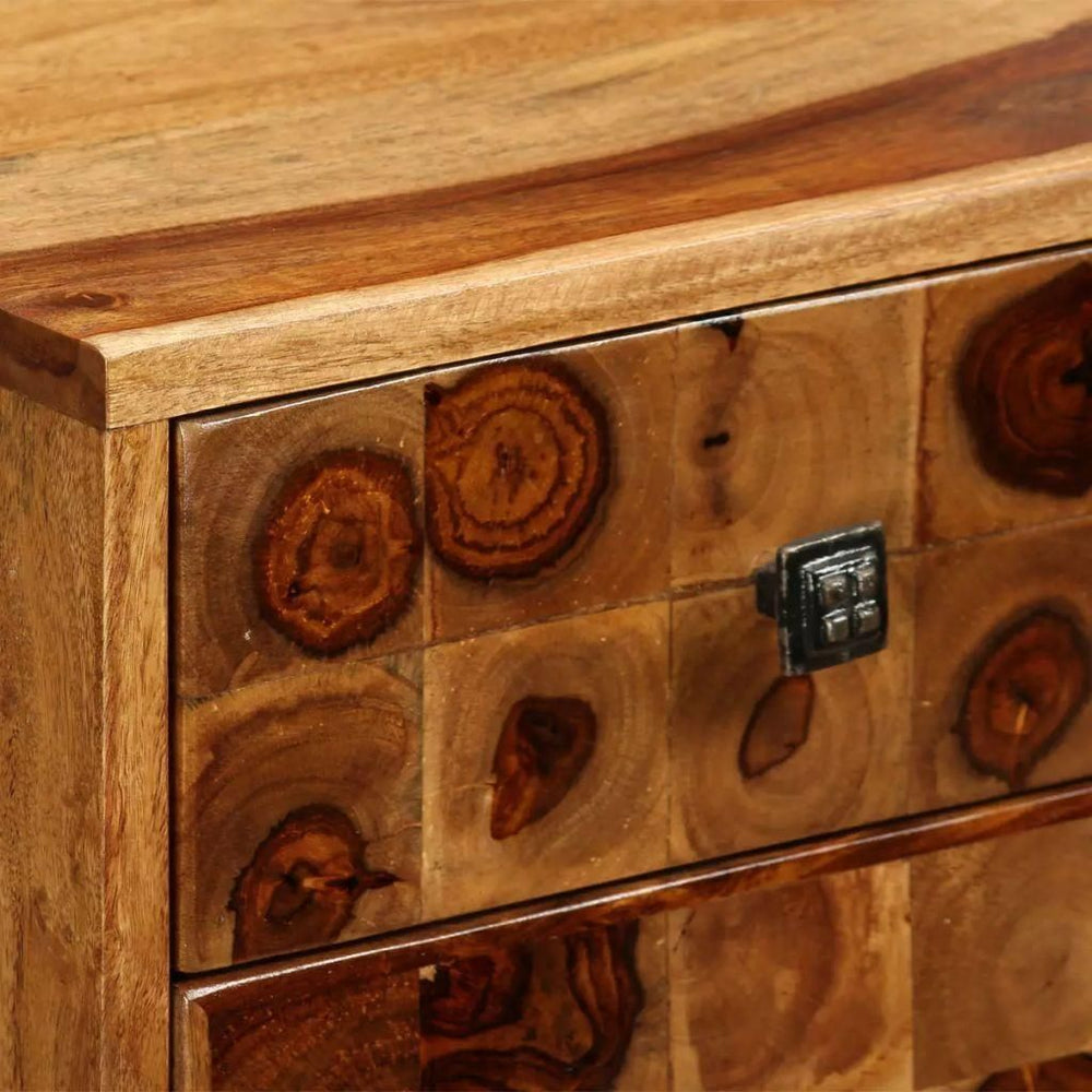 Naktinis staliukas, rausvosios dalbergijos mediena, 37x30x54cm