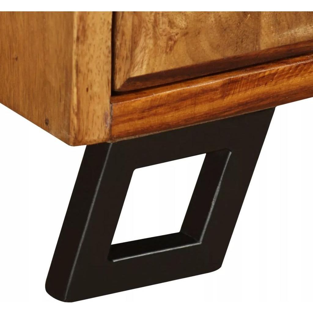 Naktinis staliukas, rausvosios dalbergijos mediena, 37x30x54cm
