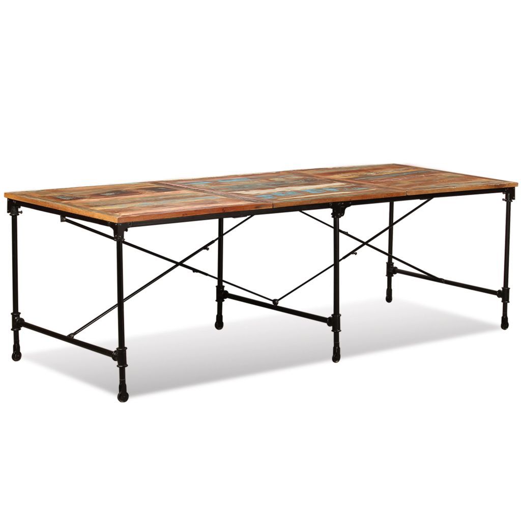 Valgomojo stalas, tvirta perdirbta mediena, 240cm