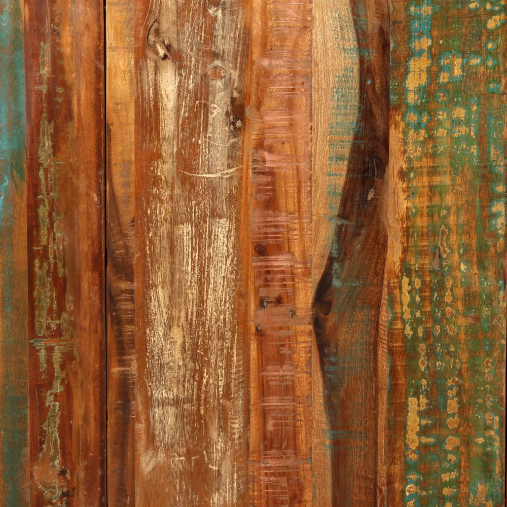 Valgomojo stalas, masyvi perdirbta mediena, 180cm