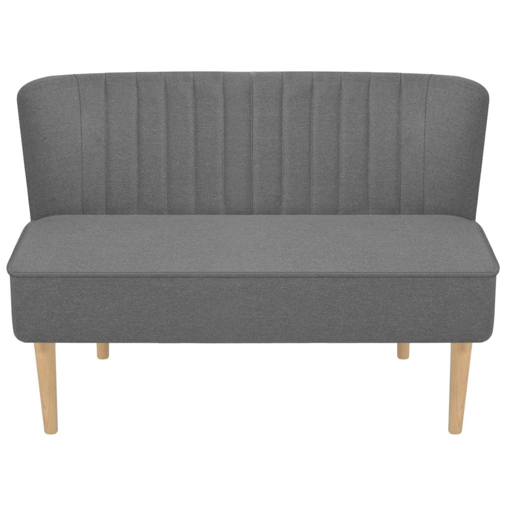 Sofa, audinys, 117x55,5x77cm, šviesiai pilka